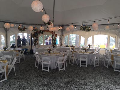 Sunny Slope Bed and Breakfast Wedding Tent