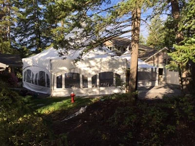 Sunny Slope Bed and Breakfast Wedding Tent